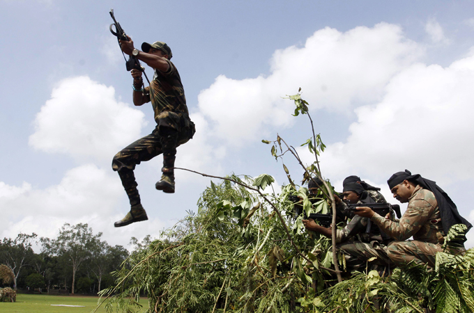 Commandos in Bhopal in anti-Naxalite drill crop