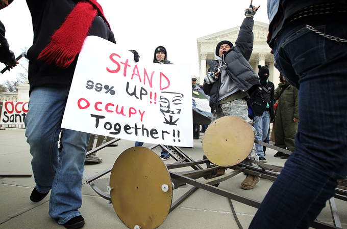 Occupy Movement Organizes "Occupy The Courts" Rally In DC