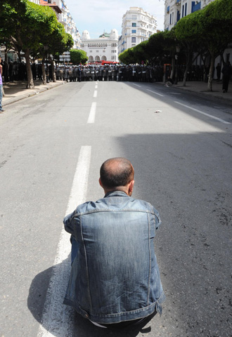 Why did the expected uprising fail to materialise in Algeria?[EPA