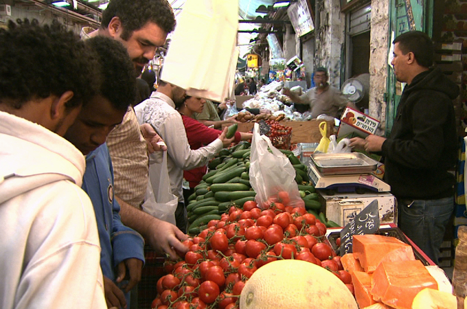 Israel organic food [Jane Ferguson/Al Jazeera]