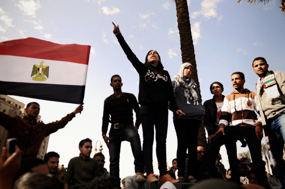 Clashes as Egyptians mark uprising