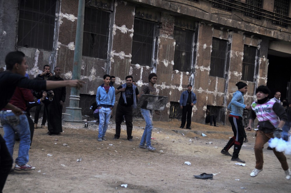 Clashes as Egyptians mark uprising