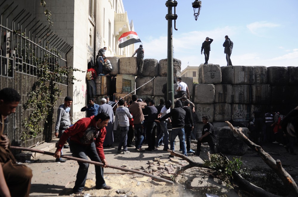 Clashes as Egyptians mark uprising