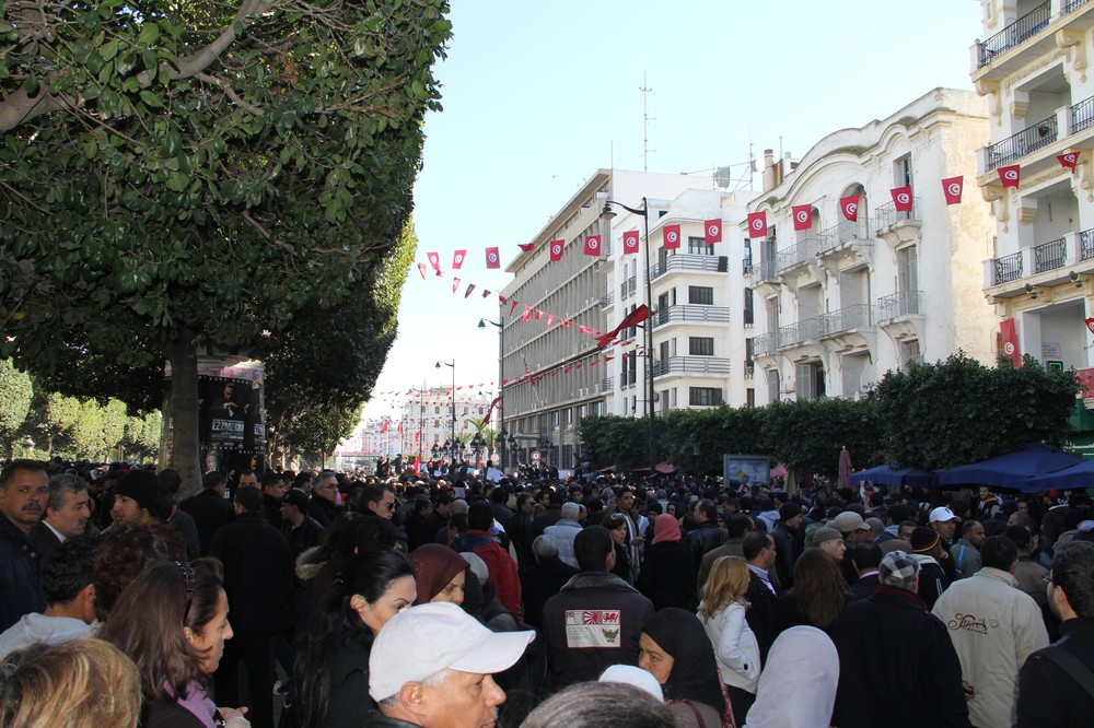In Pictures: Anger after Belaid Assassination