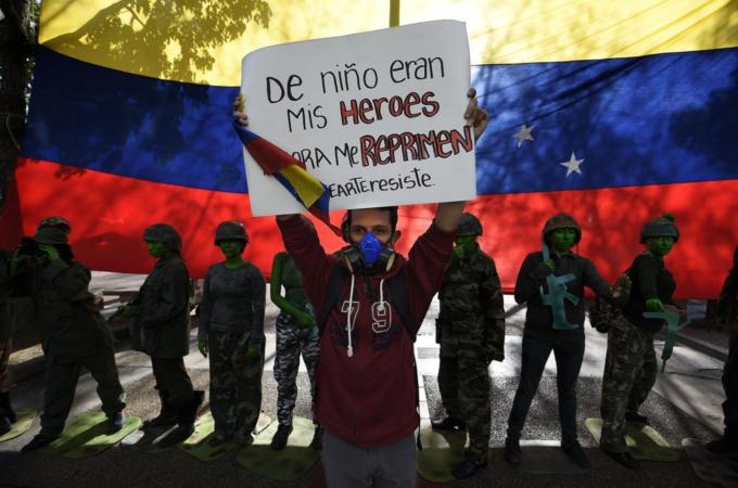 Anti-government protests have swept the country, leaving at least 40 people dead and hundreds injured [AFP]