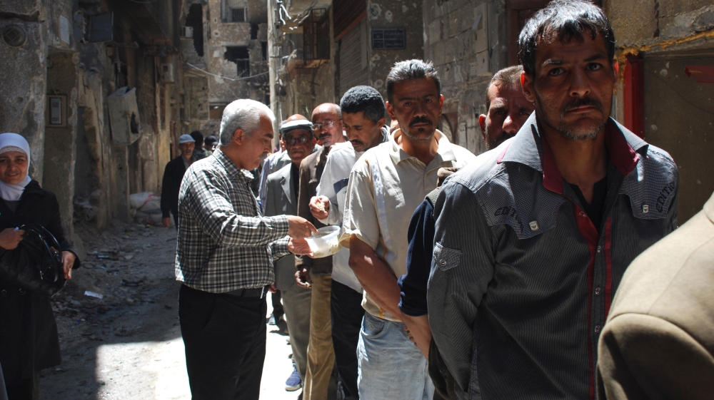 Refugees in Yarmouk