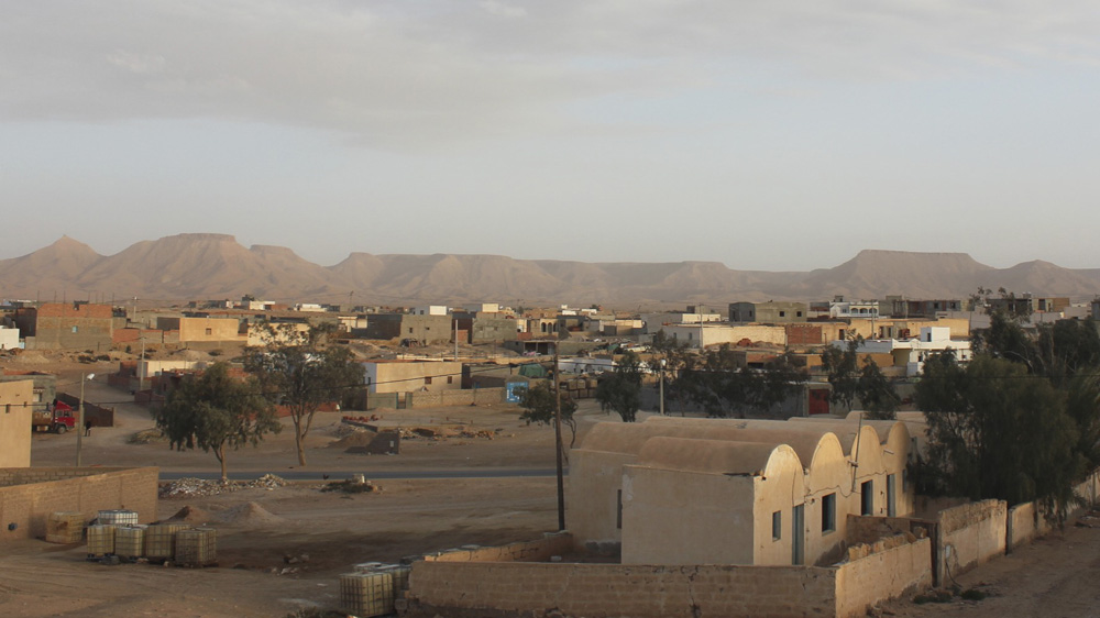 Dehiba Tunisia looking toward the border with Libya