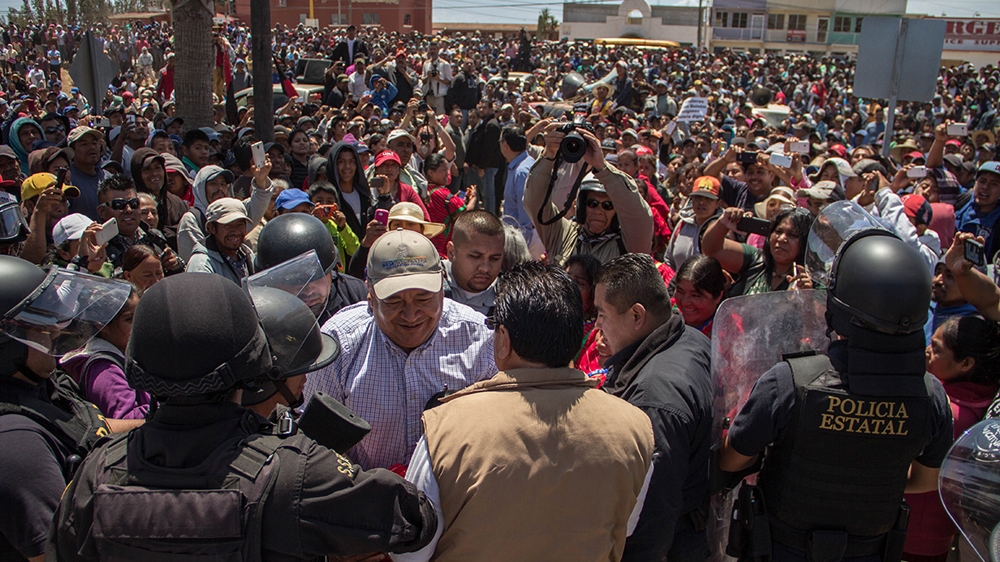 Mexico farm protest