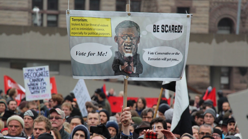 CANADA DEMONSTRATION AGAINST BILL C-51