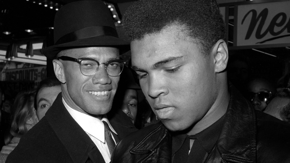 Muhammad Ali with Malcolm X