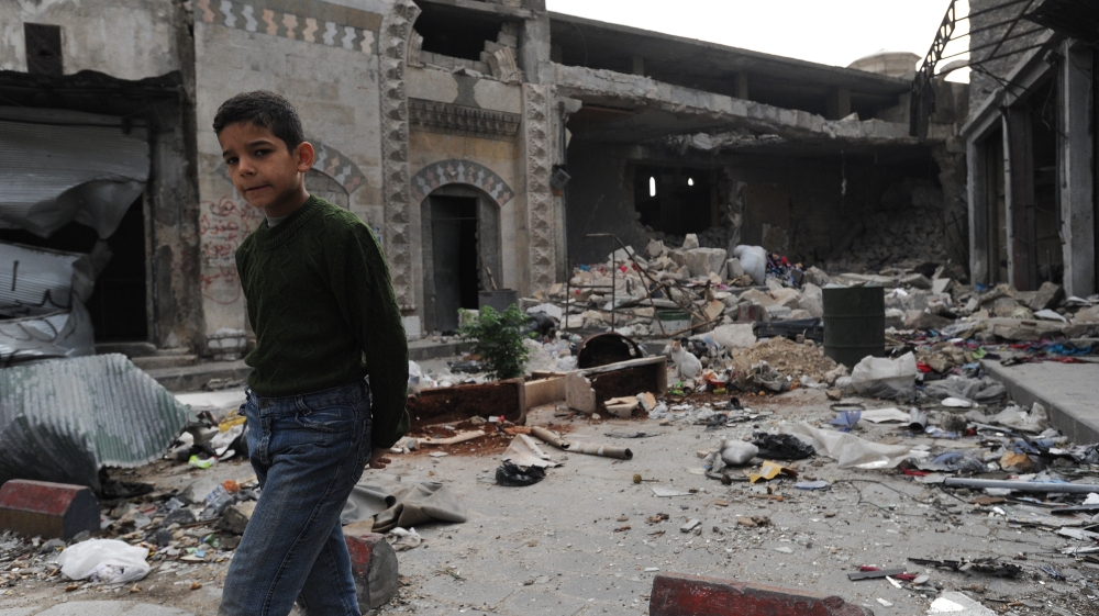 Aleppo destruction