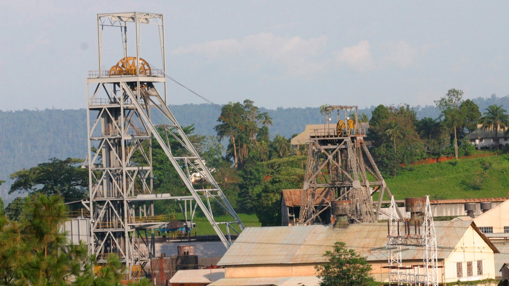 A view of a section of the AngloGold Ashanti mine at Obuasi, Ghana