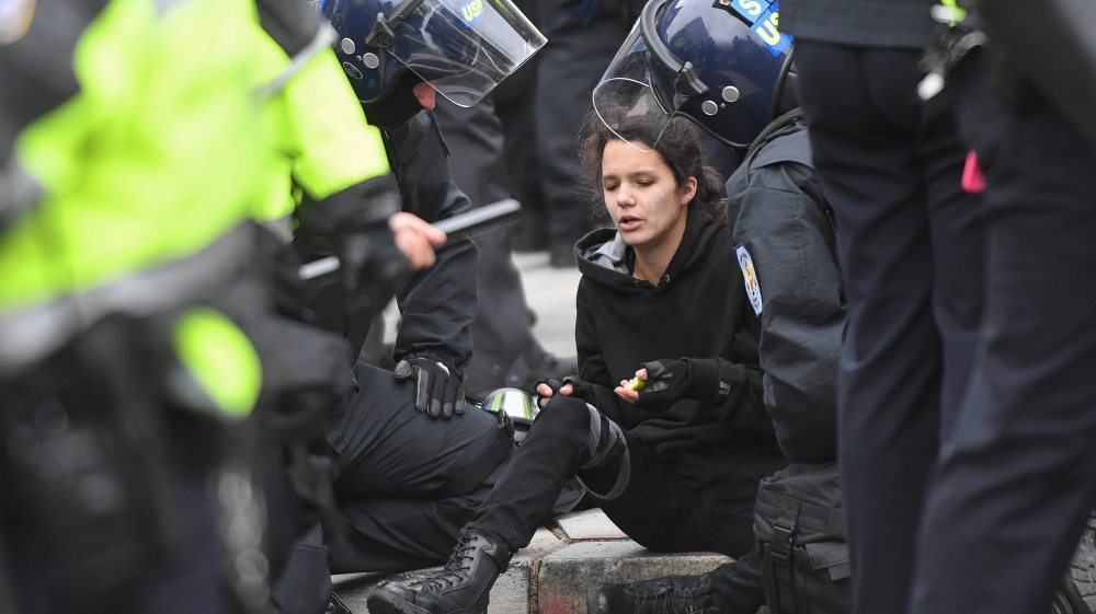 Reuters protest Trump protest