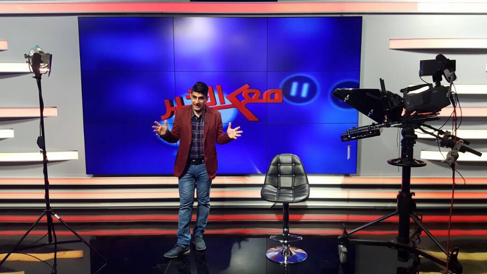 Satire is 'a useful way to expose lies, especially in light of the Yemen war and the media misinformation', says Abdel Hafez Moujab [Photo courtesy of Abdel Hafez Moujab]