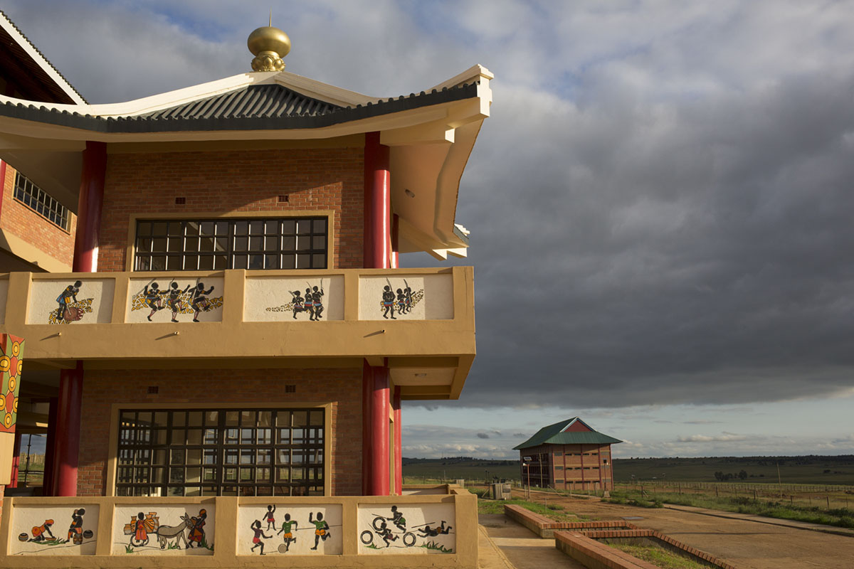 Orphans in Swaziland and Lesotho learning Mandarin, Buddhism and Kung Fu