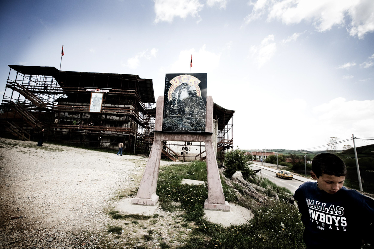 The Jashari’s family home in Prekaz, in the Drenica region of Kosova, has become an important place for Kosovar independence. Fifty-two Jashari family members were killed, some of them burned beyond