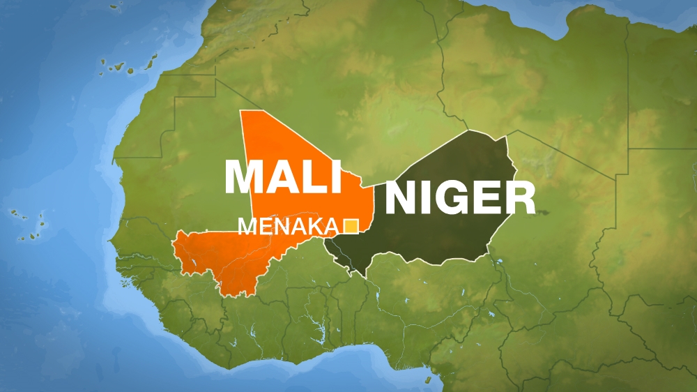 Menaka, Mali map