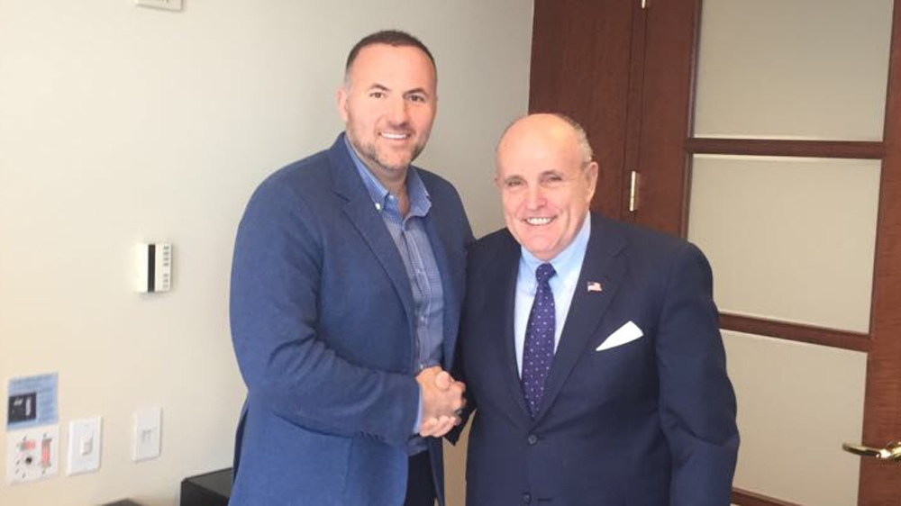 Pavel Fuchs and Rudy Giuliani