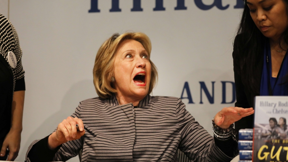 Hillary And Chelsea Clinton Promote Their New Book "The Book of Gutsy Women" In New York