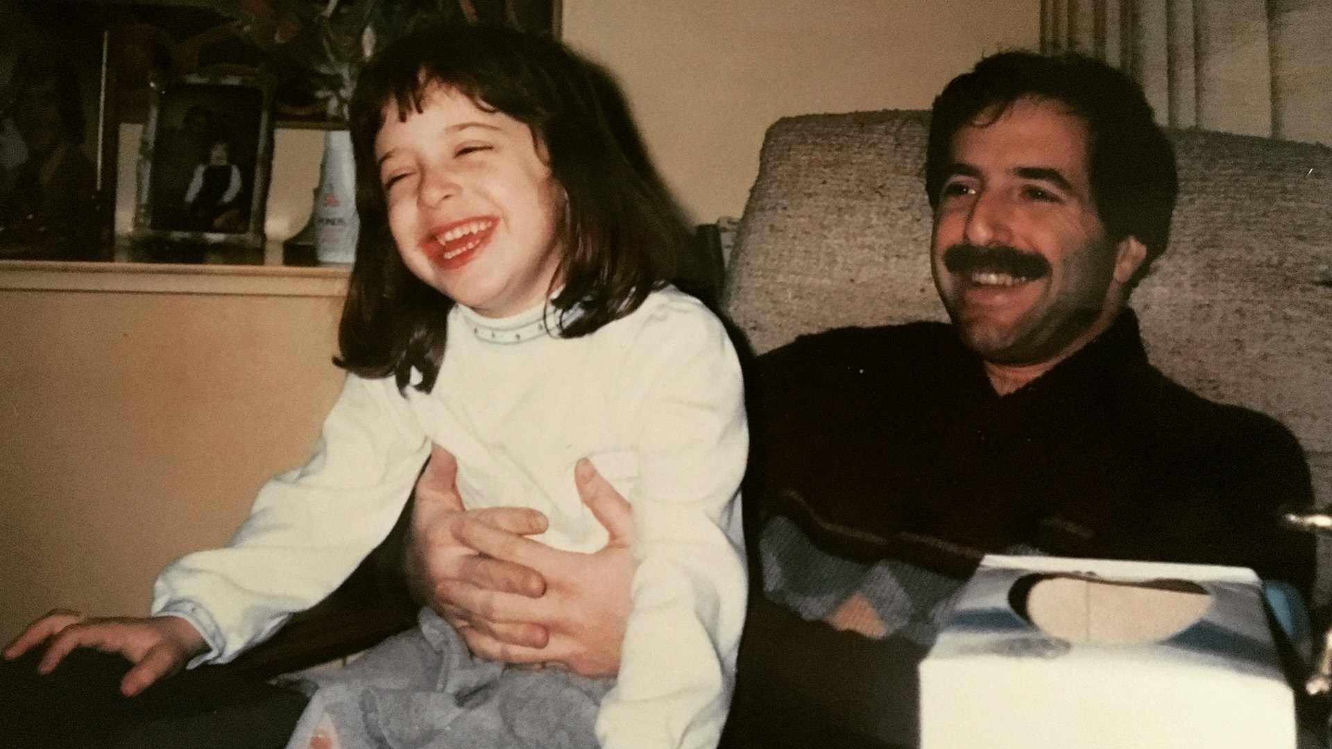 The writer as a child, with her father Neil Selinger [Photo courtesy: Emily Selinger]
