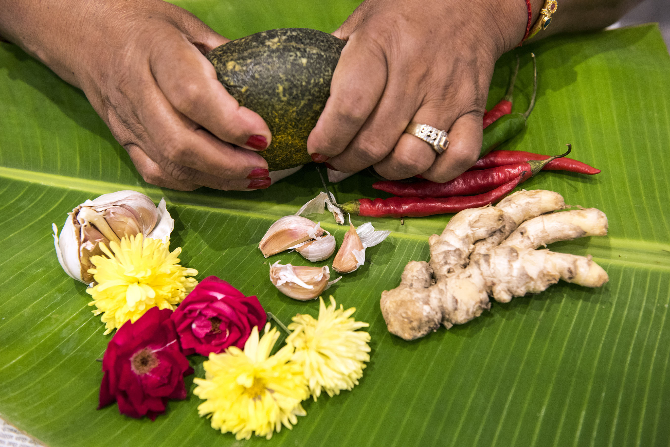 Proponents of Ayurveda suggest touch can fire neural networks and stimulates enzymes that release digestive juices [Photo courtesy: Ishay Govender-Ypma]