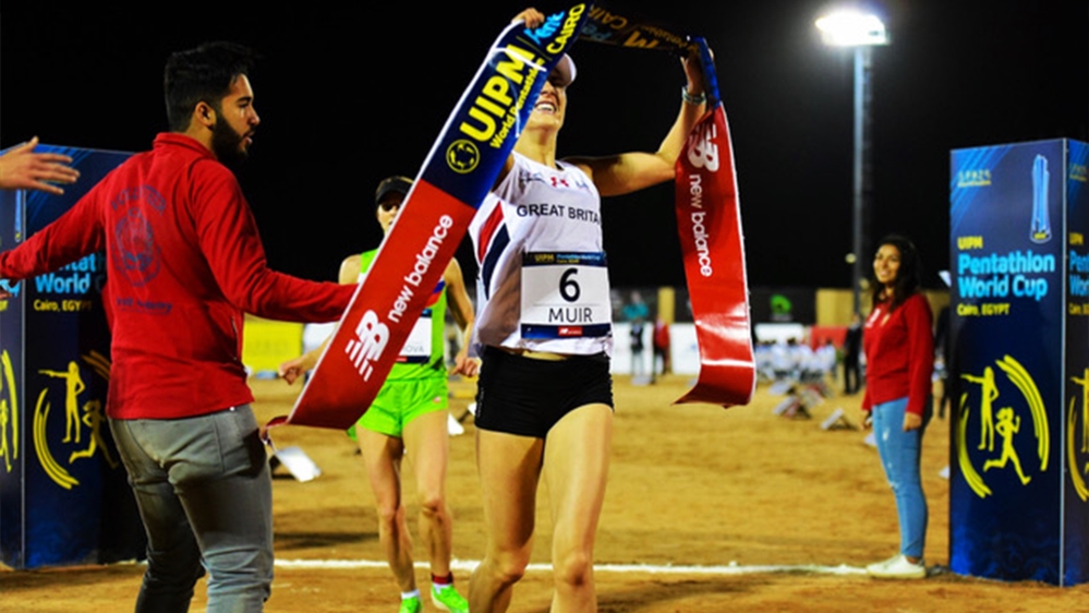 Muir won the first World Cup series event in February [Photo courtesy of Jo Muir]