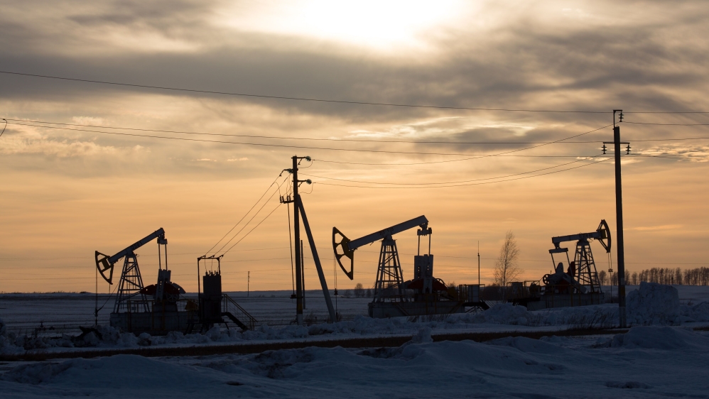 Oil pumping jacks Bloomberg