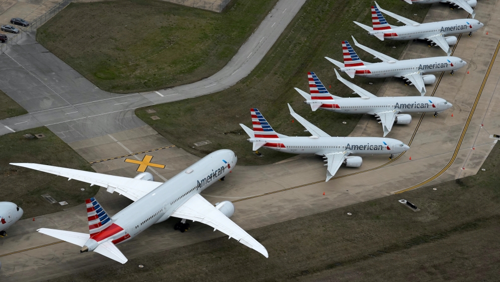 Grounded planes