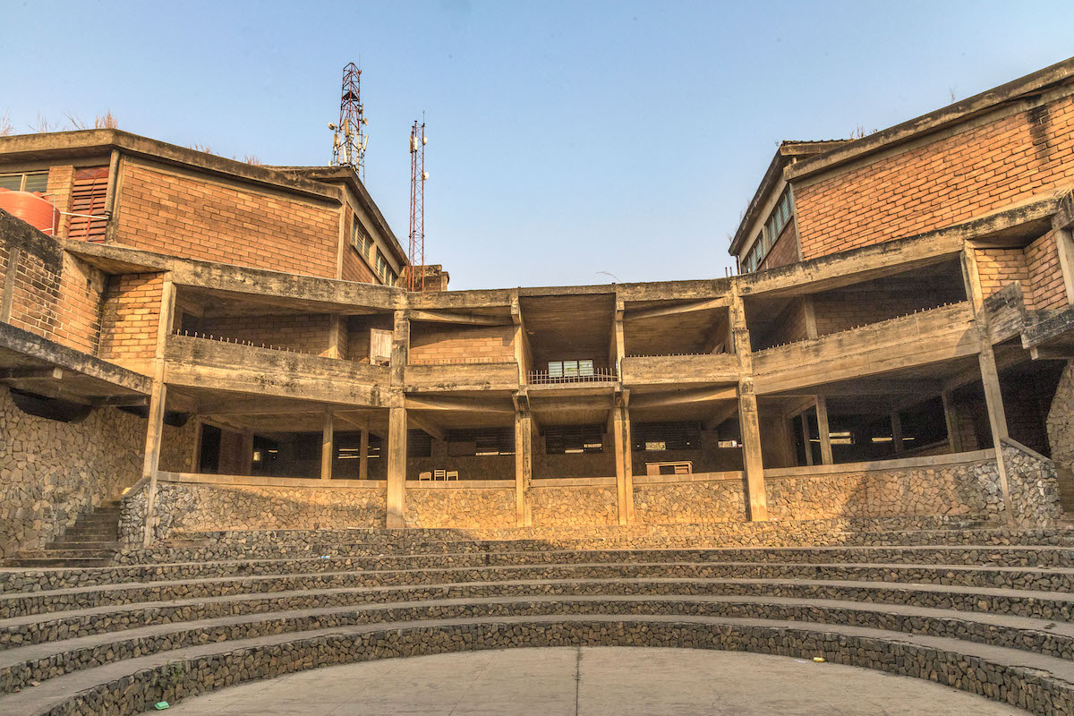 The open-air theatre, used by artists to showcase their performances