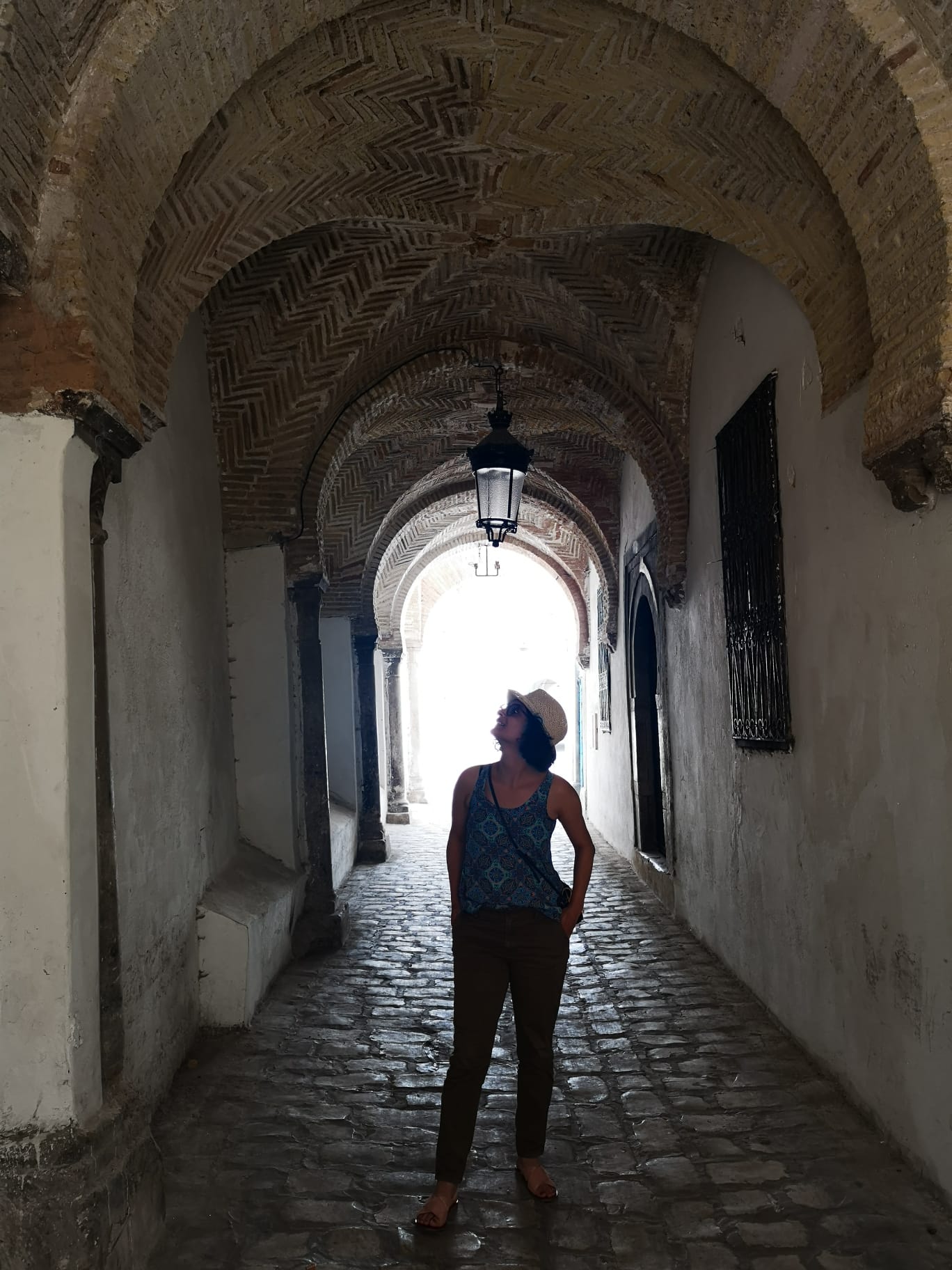 Walking in the Medina of Tunis in June 2019, several years after the revolution in Tunisia which overthrew the despotic regime of President Ben Ali [Photo courtesy of Samia Fitouri]