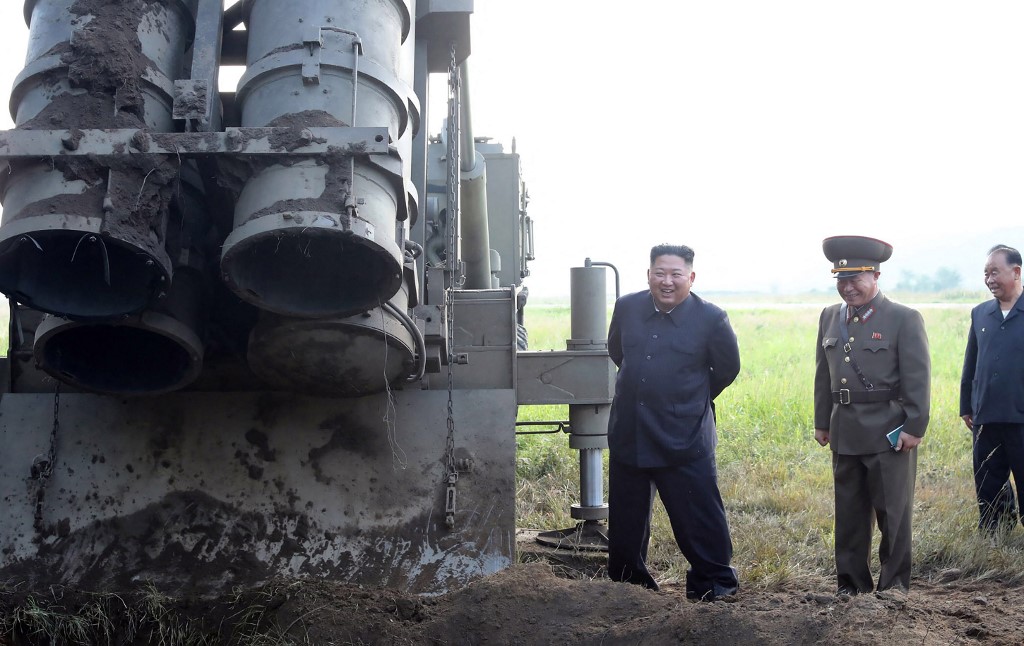 North Korea is estimated to have enough fissile material for about 90 nuclear bombs [File: KCNA via AFP]