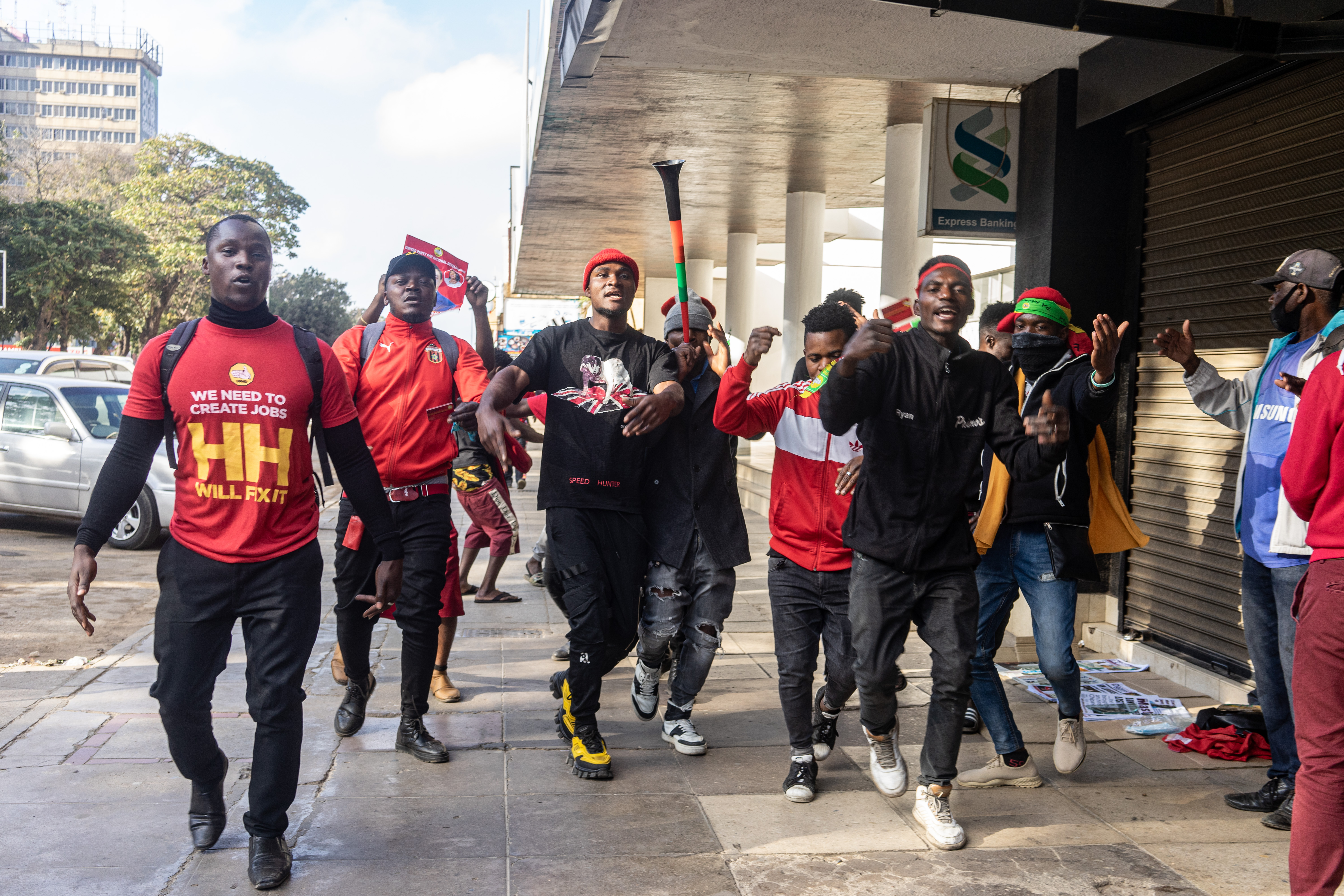 Those below the age of 40 constituted more than half of the electorate [Tendai Marima/Al Jazeera]