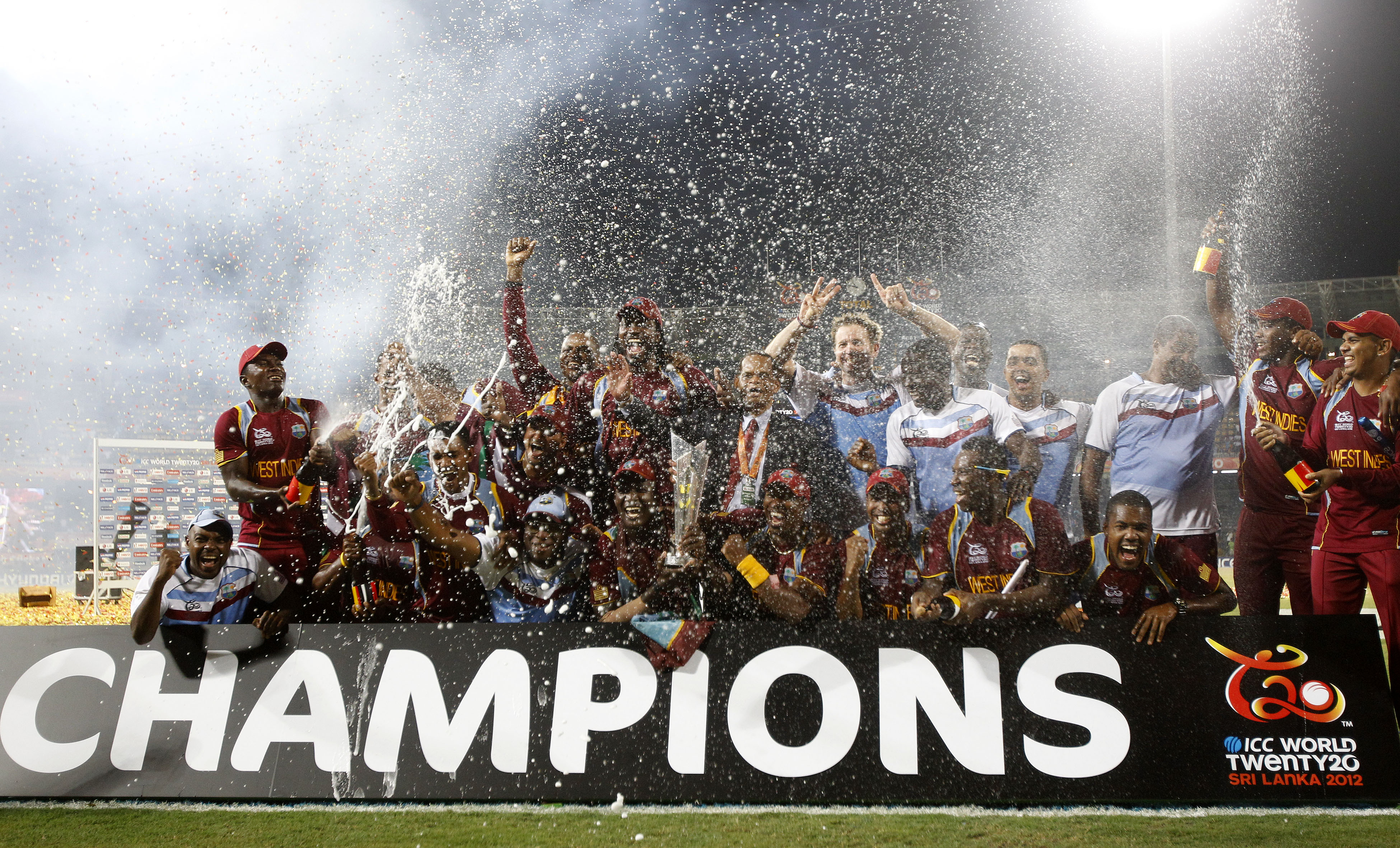 West Indies are the only team to have won the T20 World Cup twice [File: Aijaz Rahi/AP Photo]