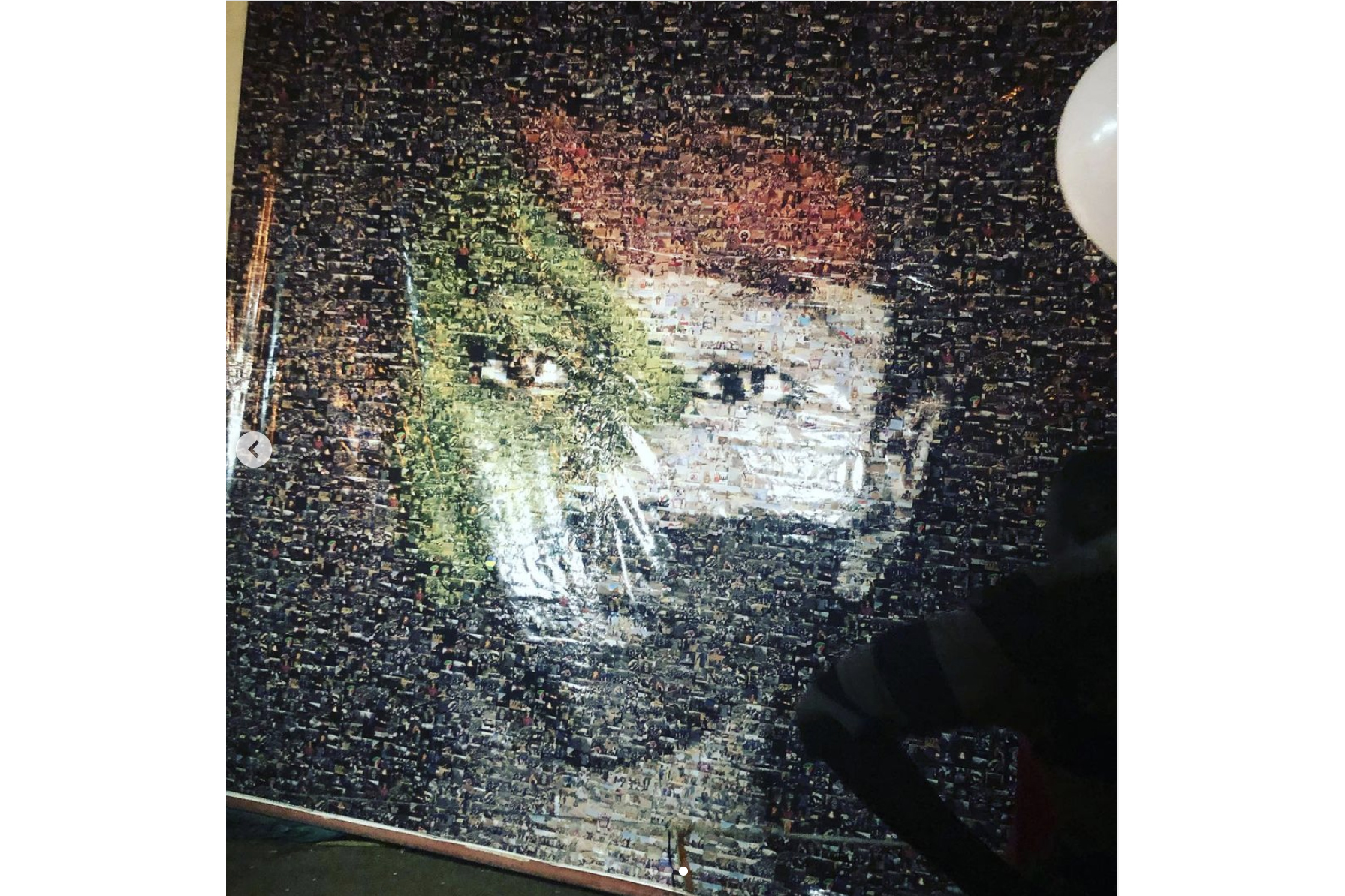 In 2019, Dallia participated in the protests against strongman President Omar al-Bashir that eventually led to his removal. This is a photo mosaic at one of the sit-ins in May 2019 [Courtesy: Dallia Abdelmoniem]
