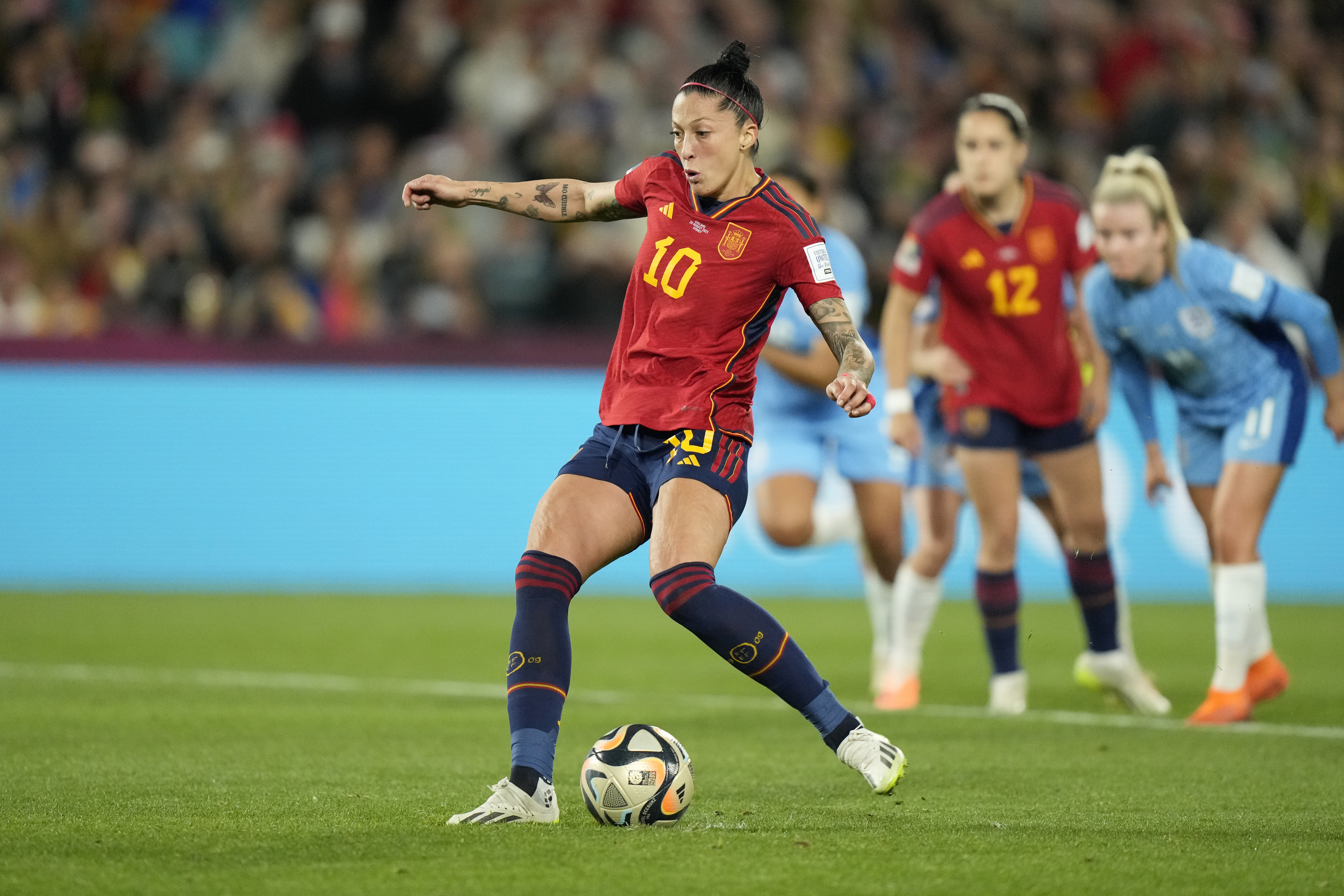 Spain wins its first Women's World Cup title, beating England 1-0 in the final