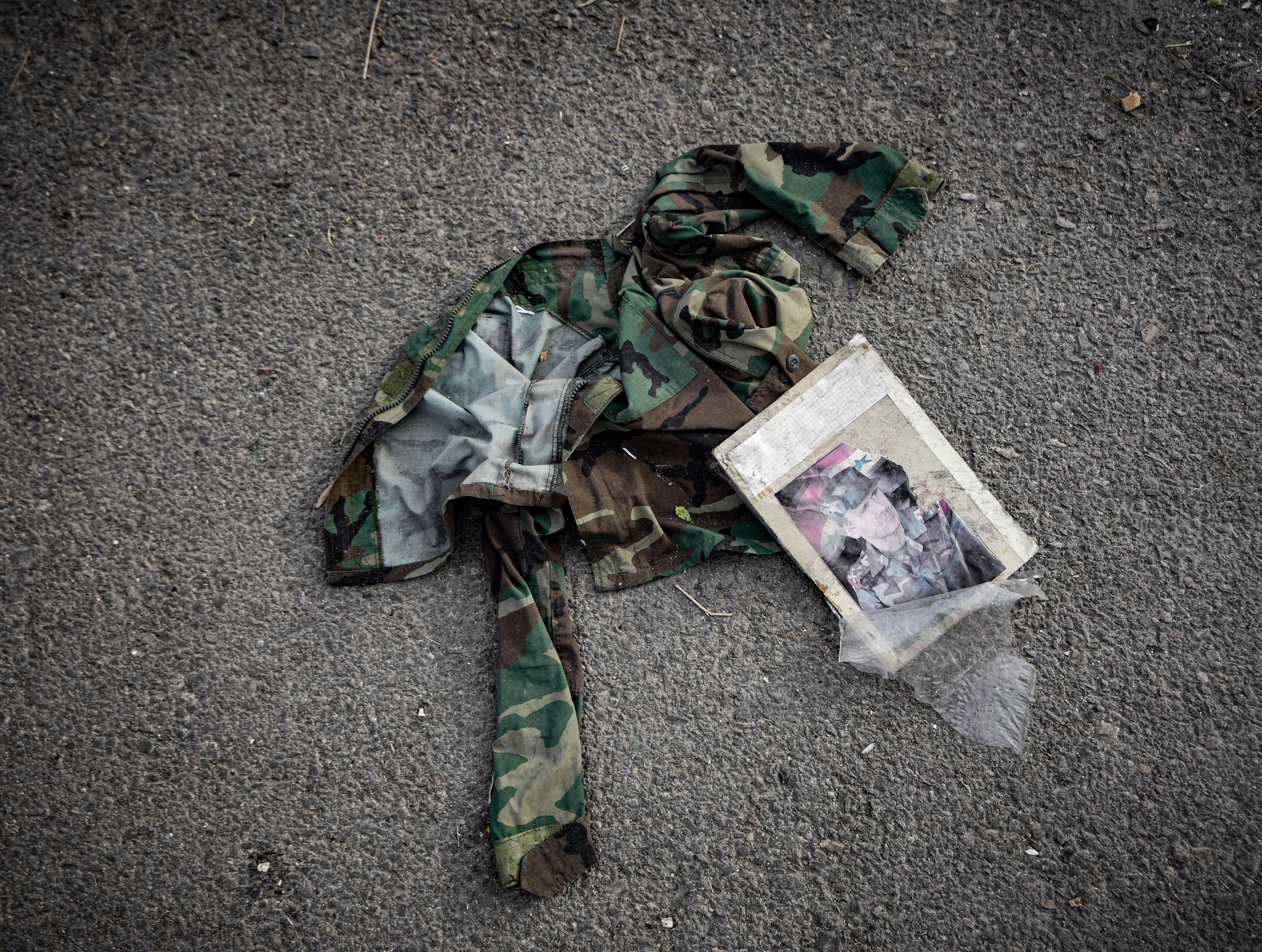 Military uniform of one of the members of the former Syrian army regime after escaping from the "Palestine Branch" prison, Decembrer 20, 2024.