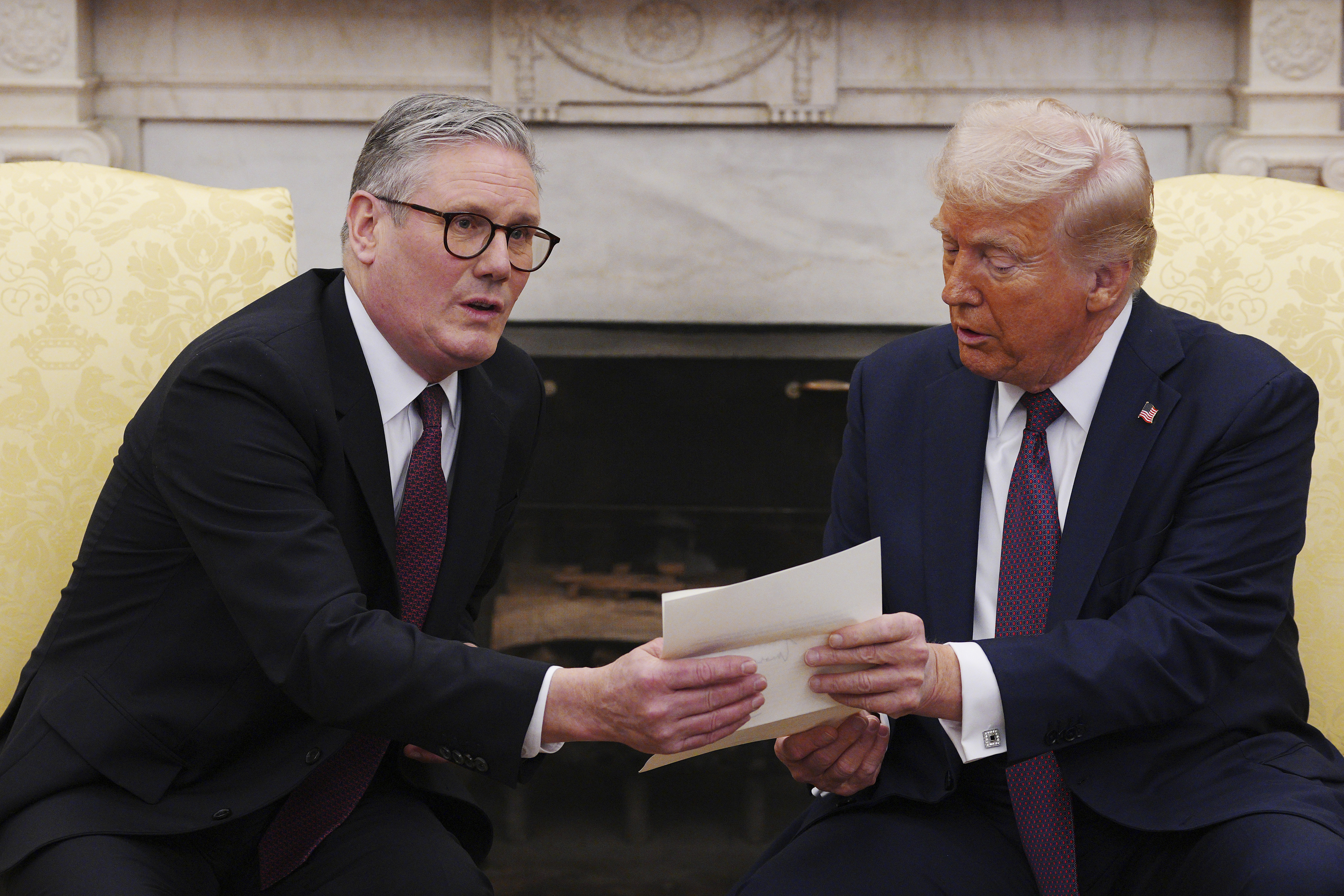 British Prime Minister Keir Starmer and US President Donald Trump
