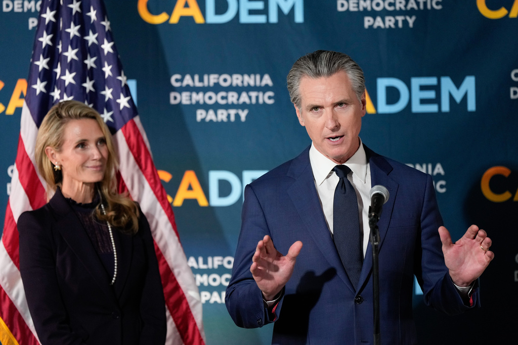 California Governor. Gavin Newsom