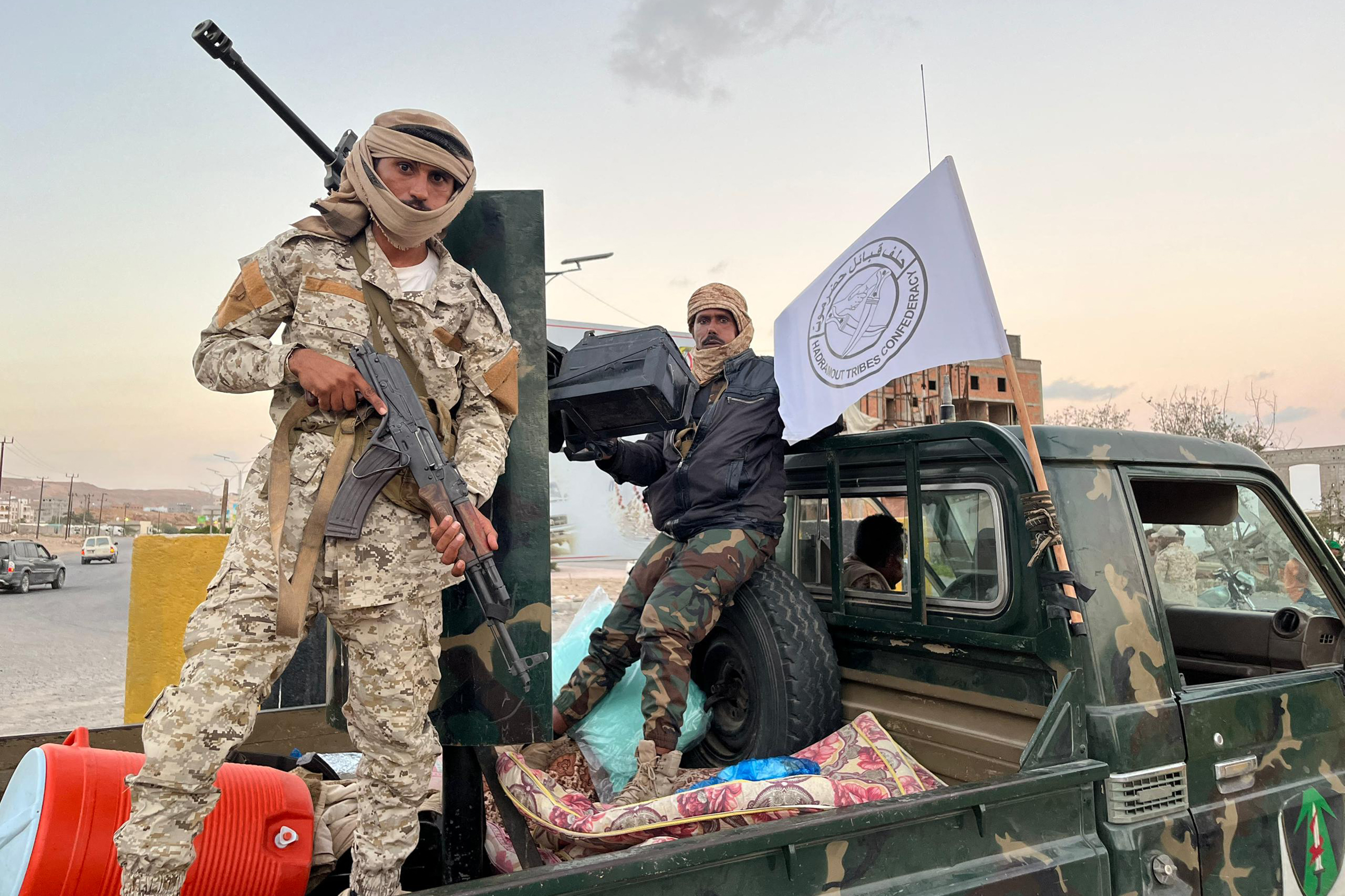 Saudi-backed forces that took control of the Second Military Region Command on the outskirts of Mukalla