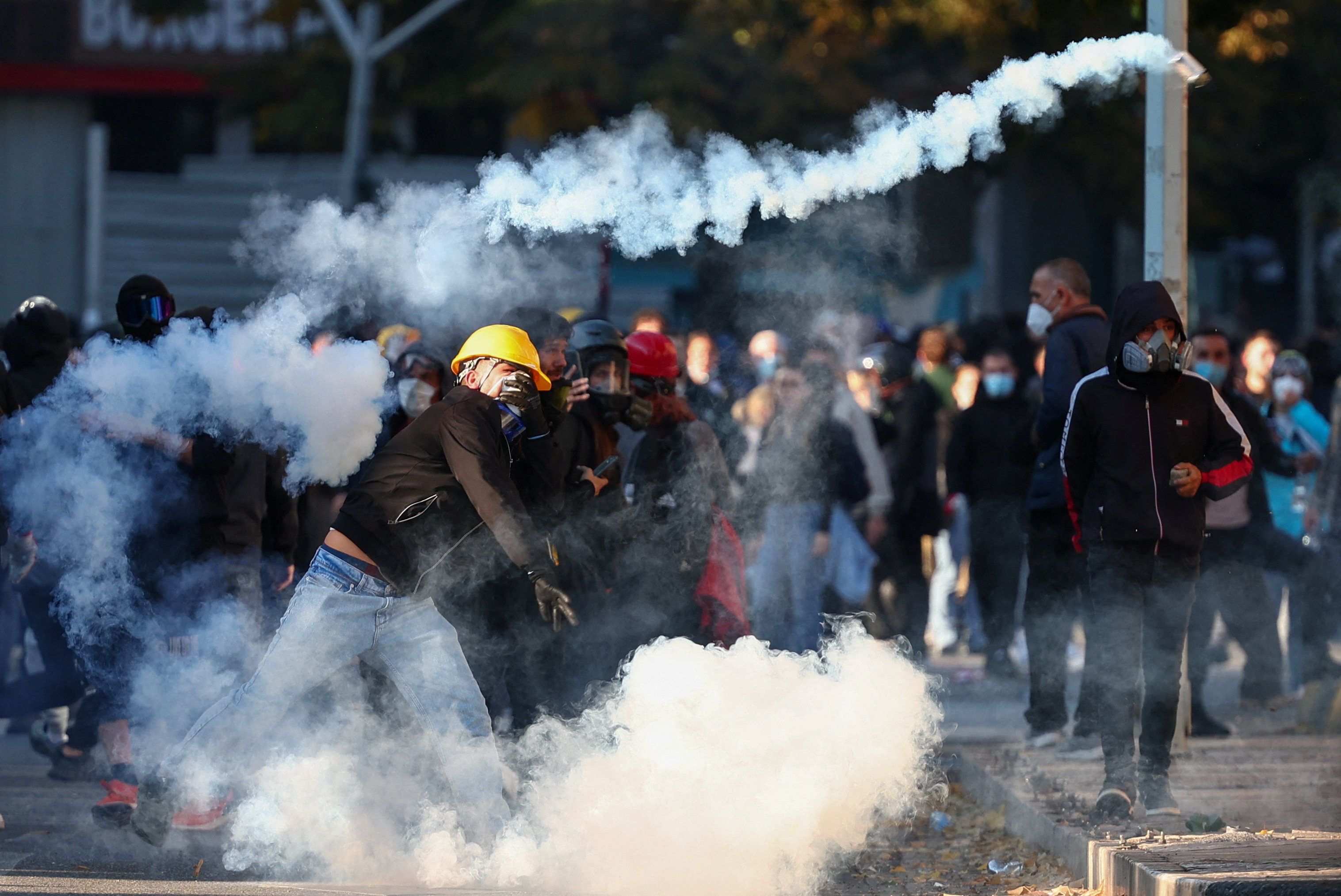 Photos: Anti-government unrest escalates in Albania