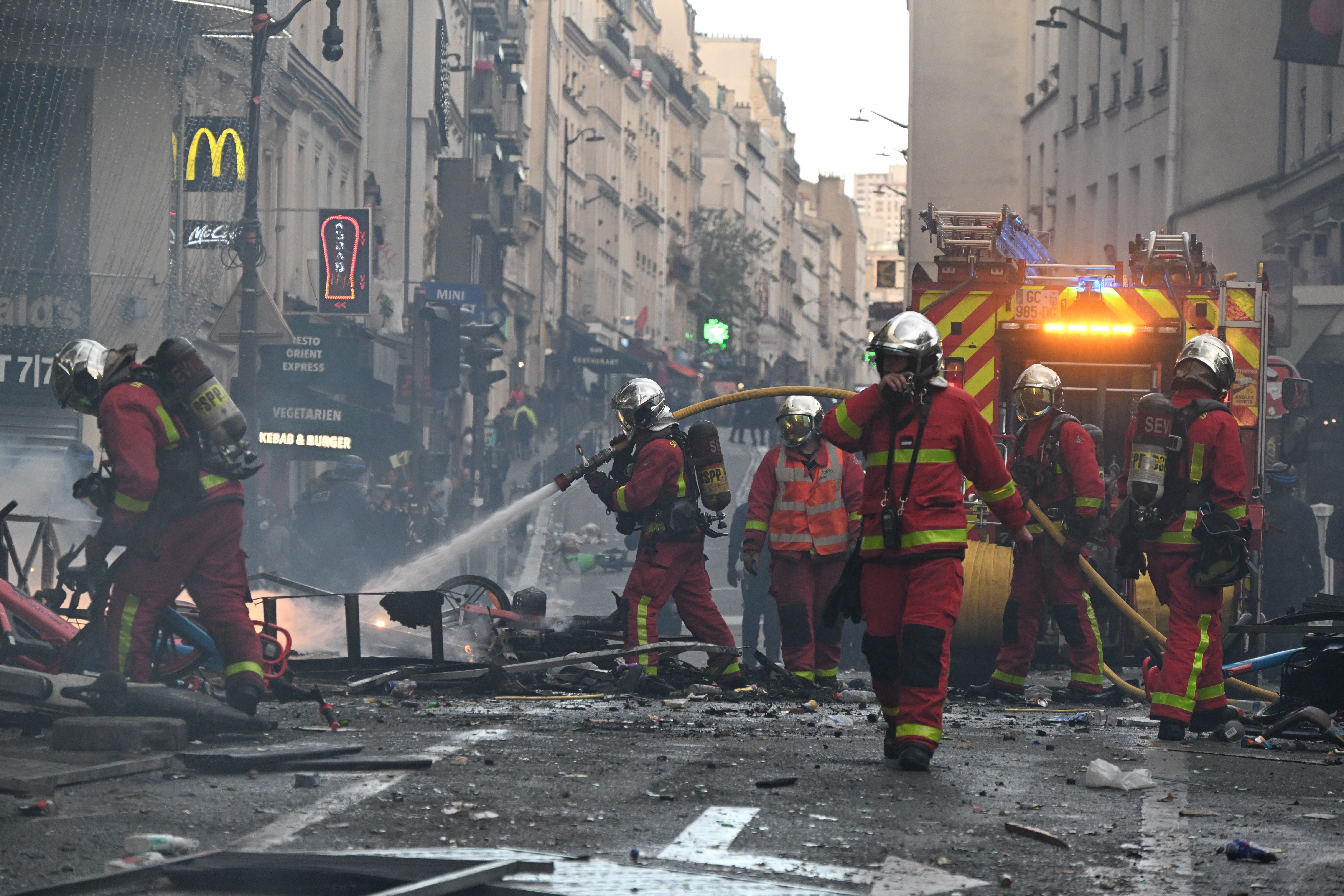 French cities devastated as cost-of-living protests turn violent