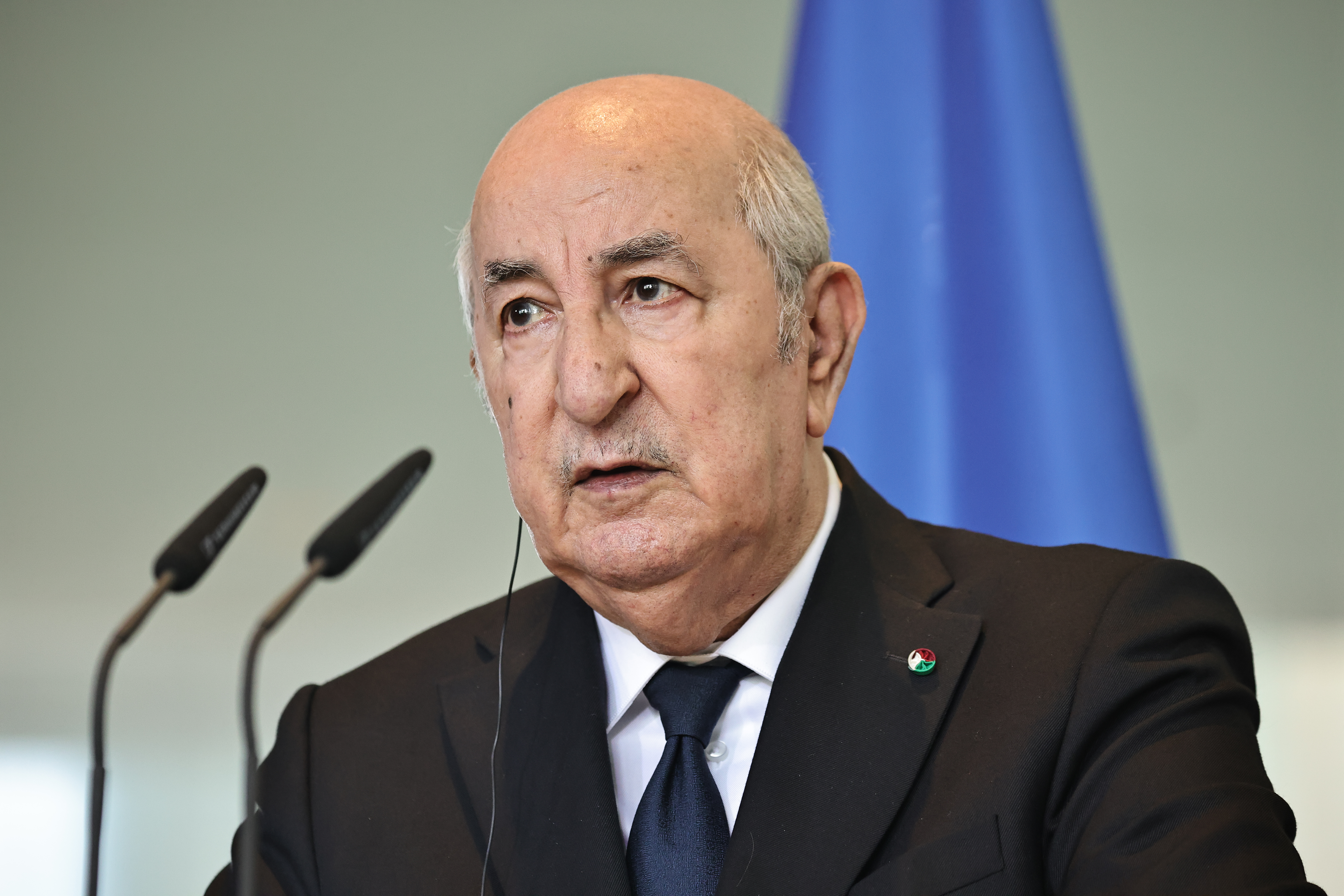 Algerian President Abdelmadjid Tebboune
